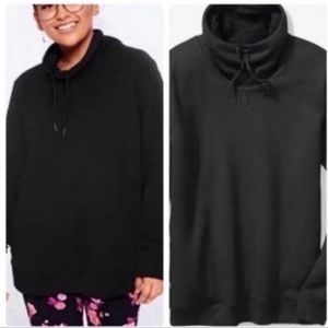 PINK VS SHERPA COWL NECK